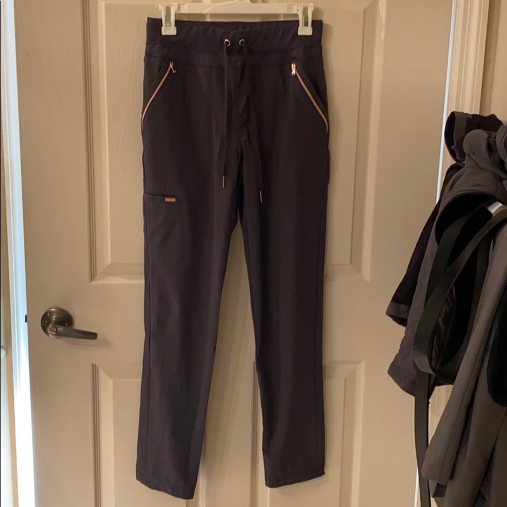 Cherokee Scrub Pants xs grey and navy blue bundle